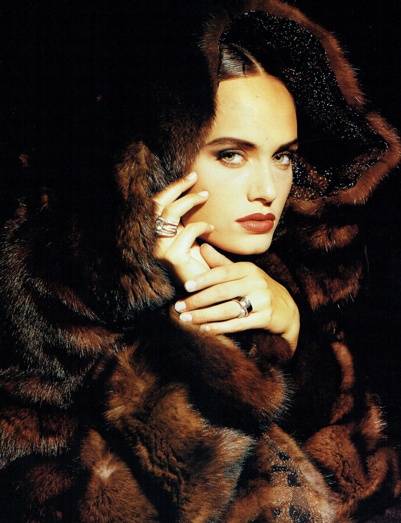 Amber Valletta featured in Fur, December 1990