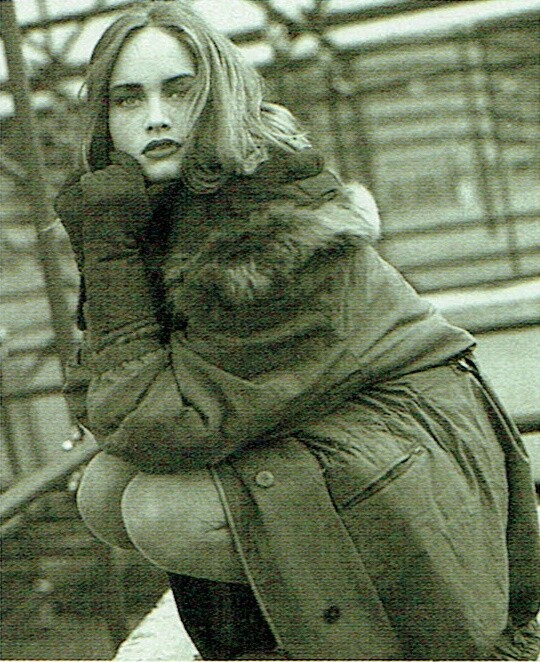 Amber Valletta featured in In Parka, September 1990