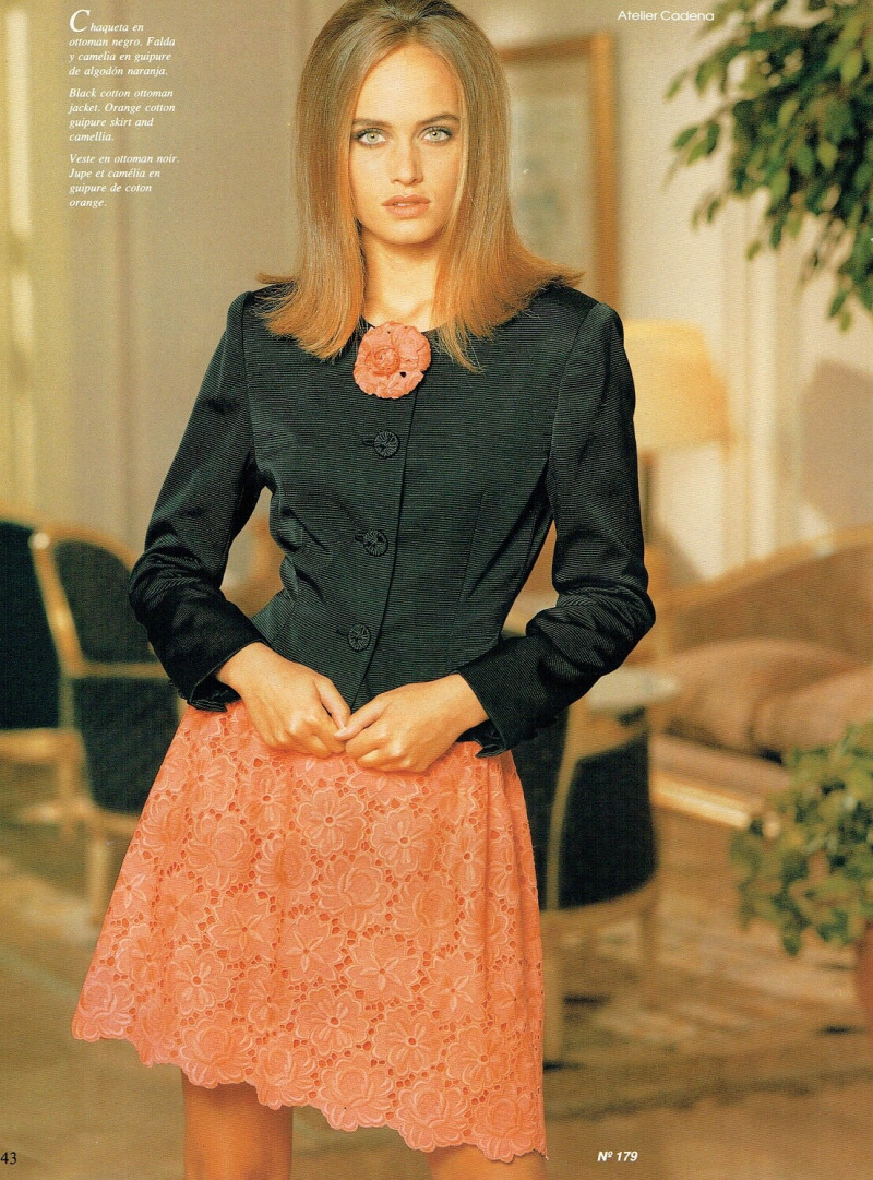Amber Valletta featured in Siempre Si, February 1992