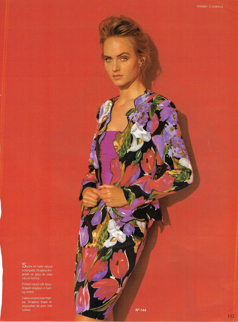 Amber Valletta featured in First Lady, February 1992