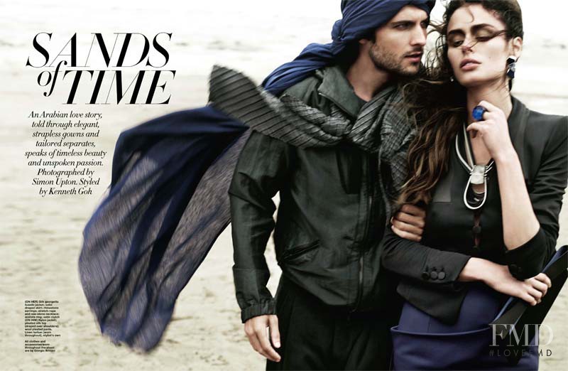 Nicole Trunfio featured in Sands Of Time, April 2011