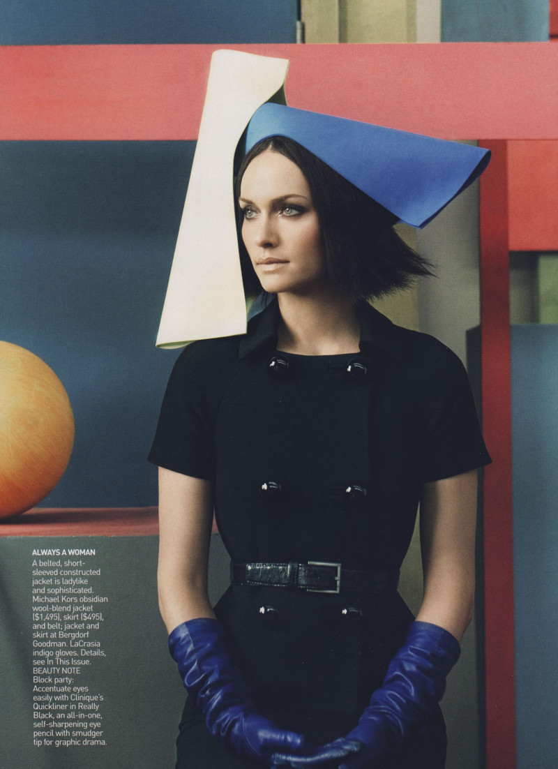 Amber Valletta featured in True to Form, September 2007