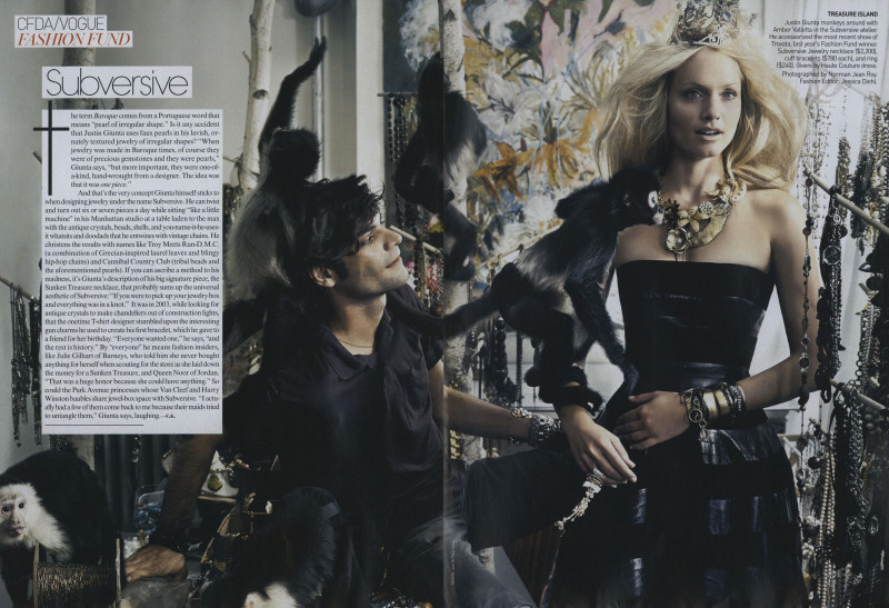 Amber Valletta featured in CFDA/Vogue Fashion Fund - Winner Take All: Costello Tagliapietra, Devi Kroell, Subversive, Doo.Ri , November 2006