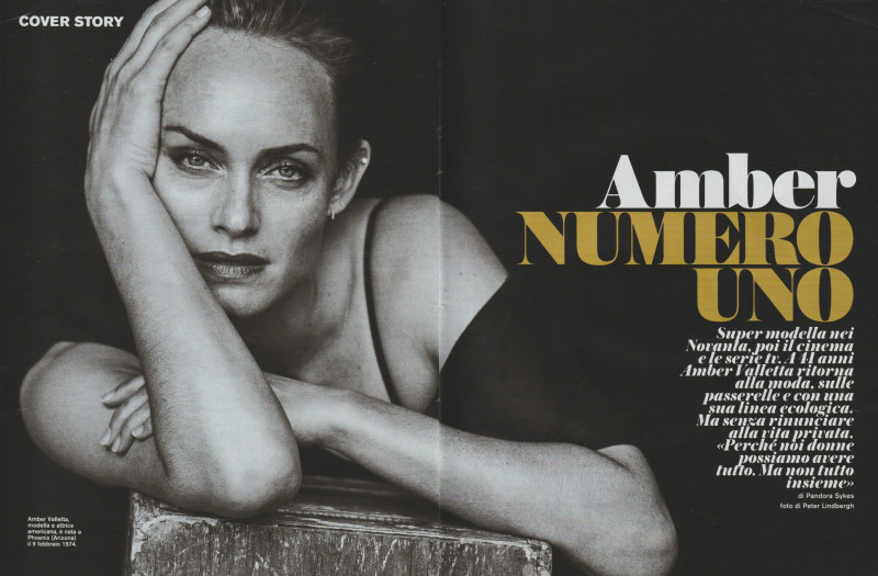 Amber Valletta featured in Amber Numero Uno, August 2015
