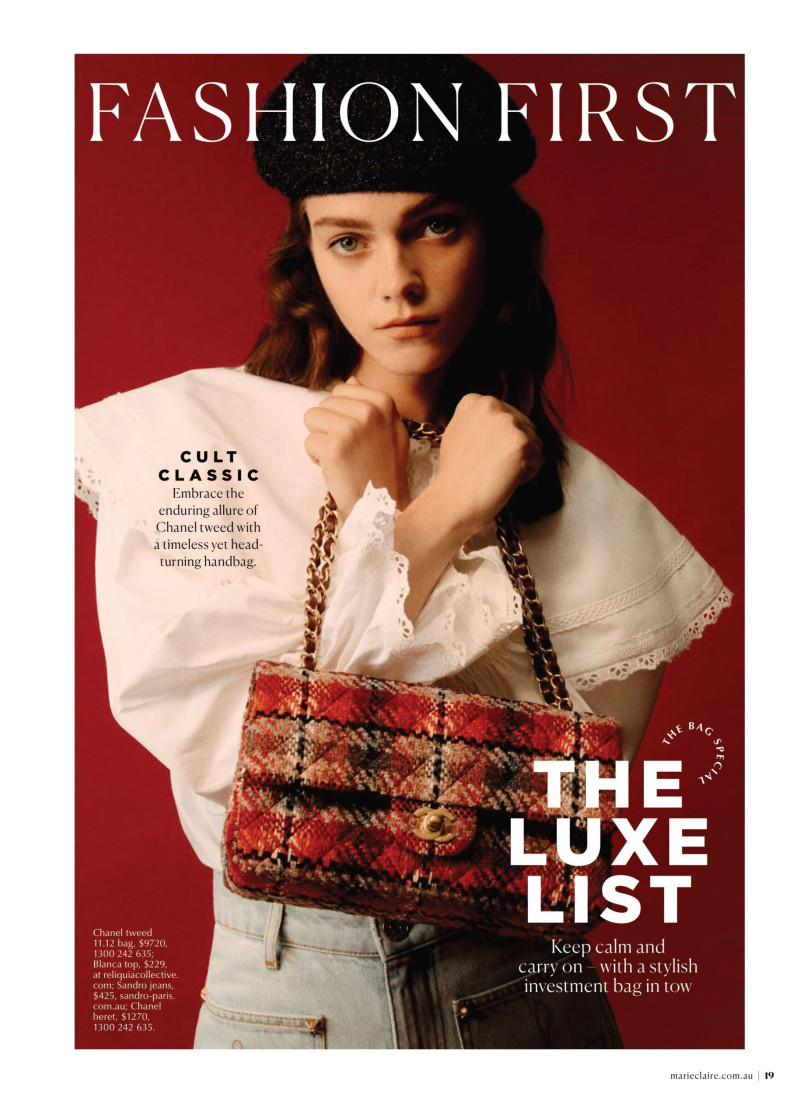 Josie Musgrave featured in The Luxe List, August 2021