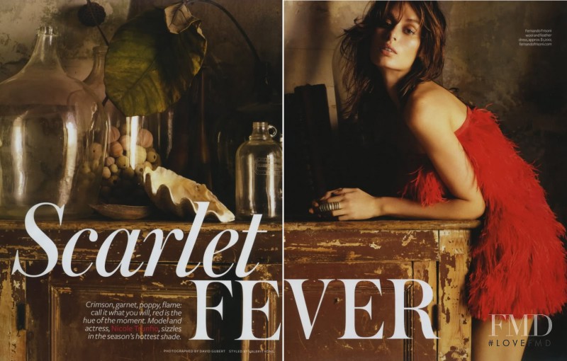 Nicole Trunfio featured in Scarlet Fever, December 2010