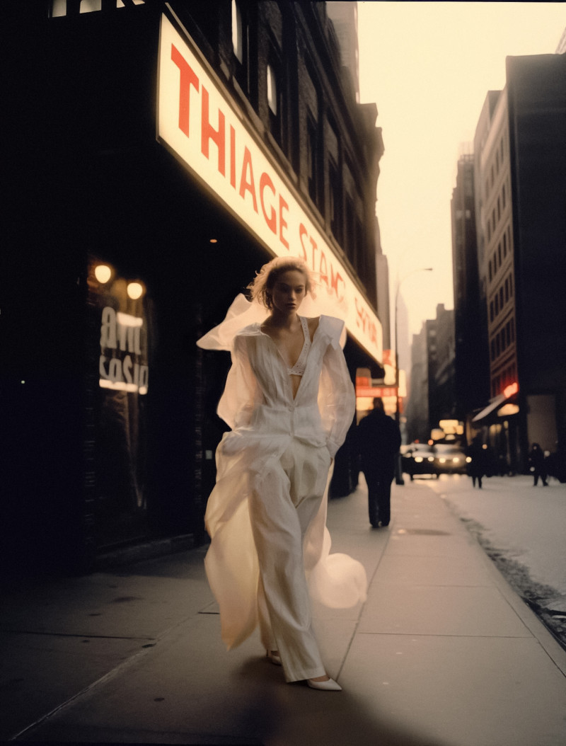 Makenzie Leigh featured in Une Histoire Parallèle Hommage À Peter Lindbergh (an Hommage To Peter Lindbergh Made With The Ai), February 2024