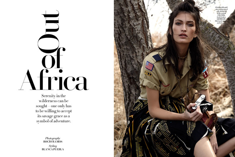Kely Ferr featured in Out of Africa, June 2016