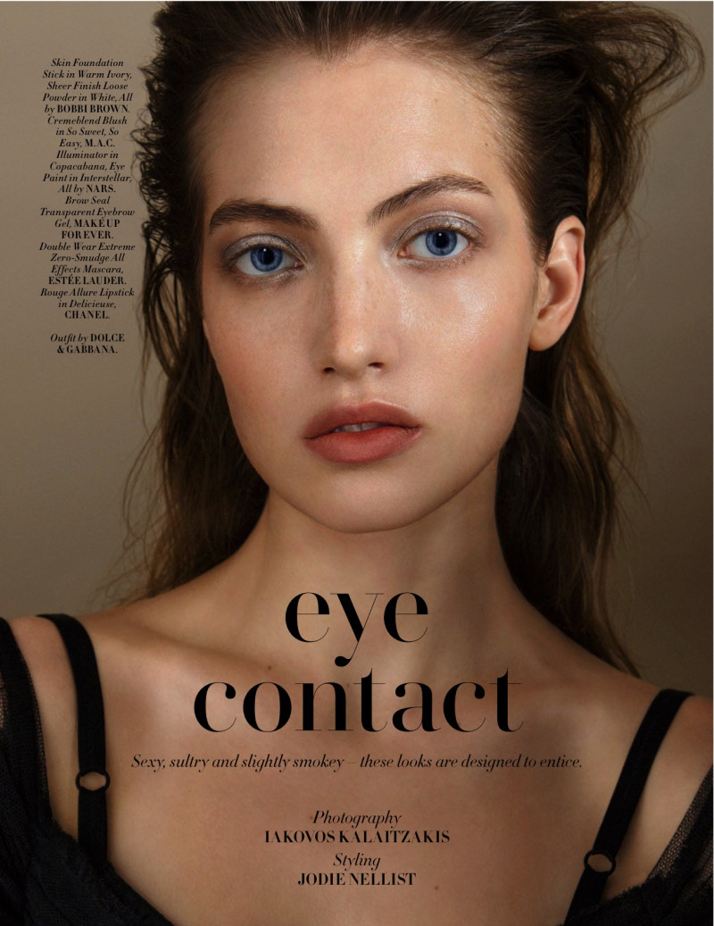 Lika Rzhevskaya featured in Eye Contact, February 2016