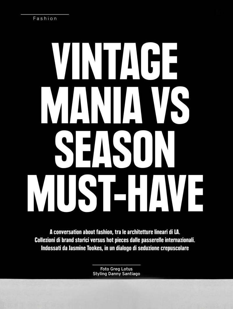 Jasmine Tookes featured in Vintage Mania Vs Season Must-have, September 2020