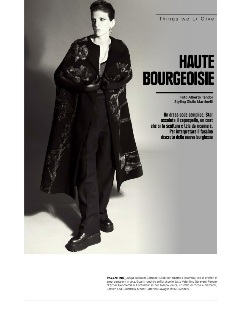 Caterina Ravaglia featured in Haute Bourgeoisie, September 2020