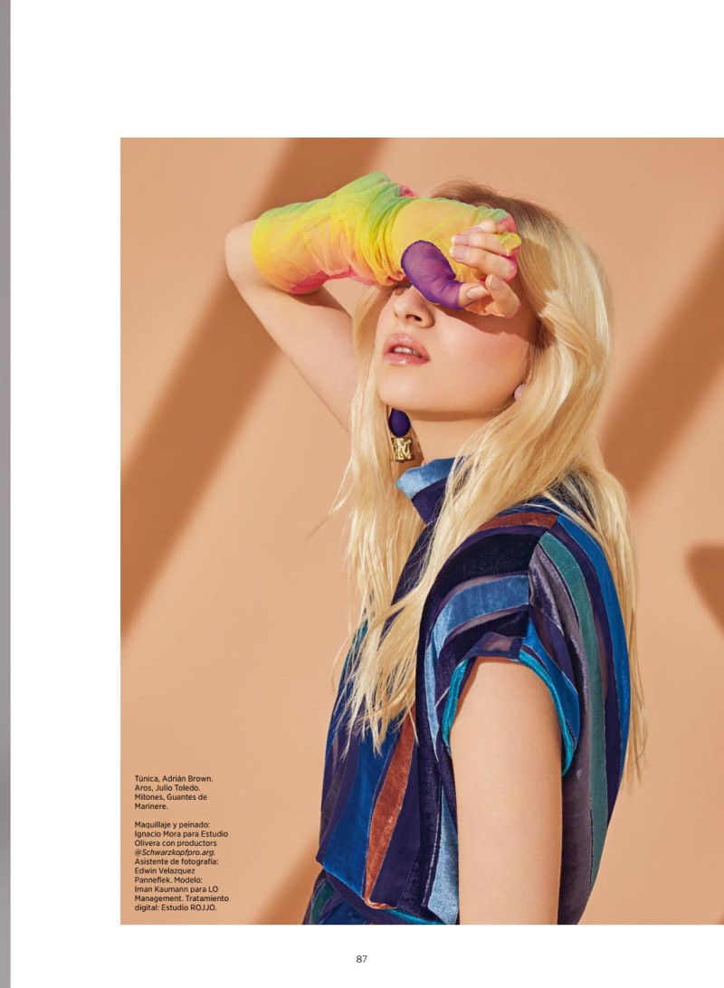 Iman Kaumann featured in Bella Iman, August 2020