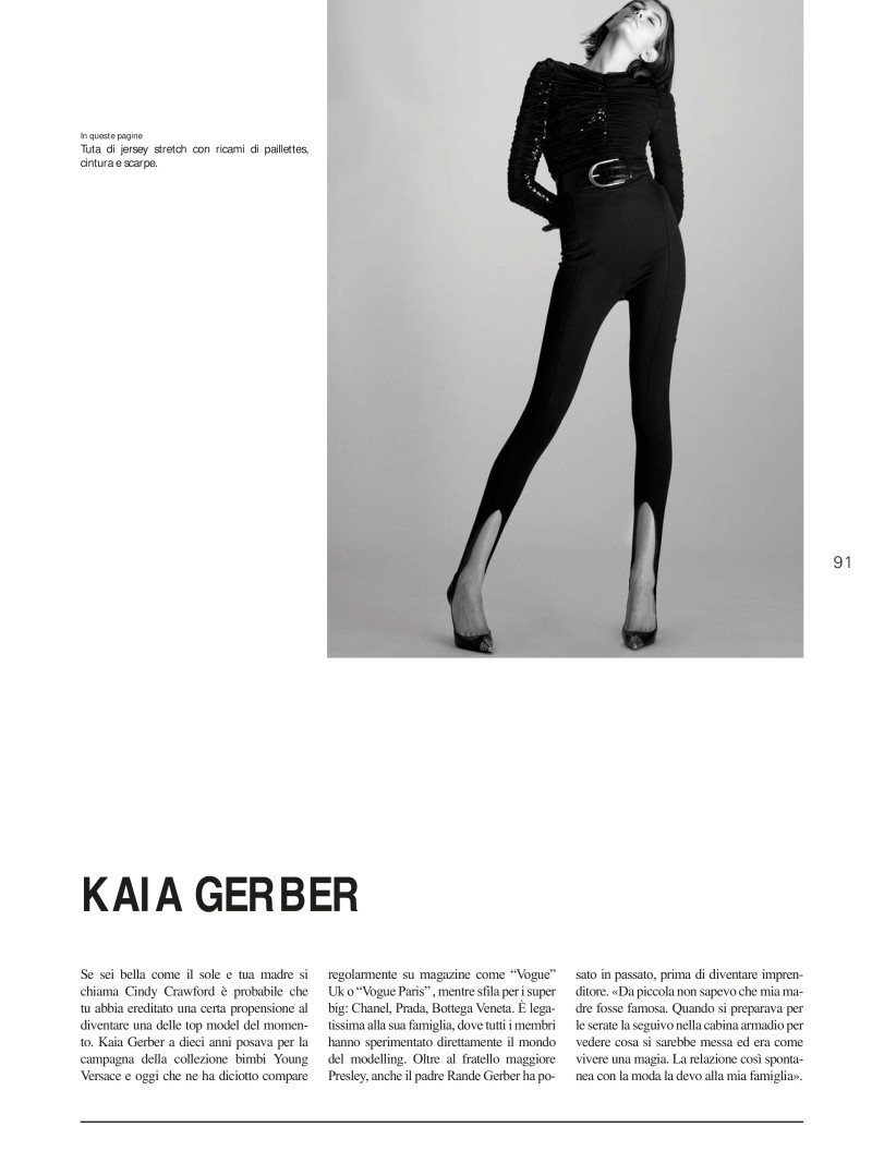 Kaia Gerber featured in Neo Divininita, June 2020