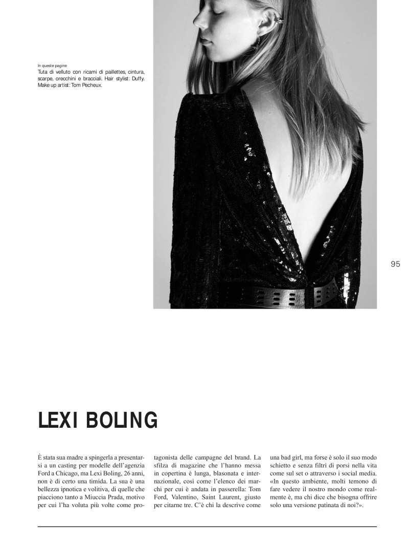 Lexi Boling featured in Neo Divininita, June 2020