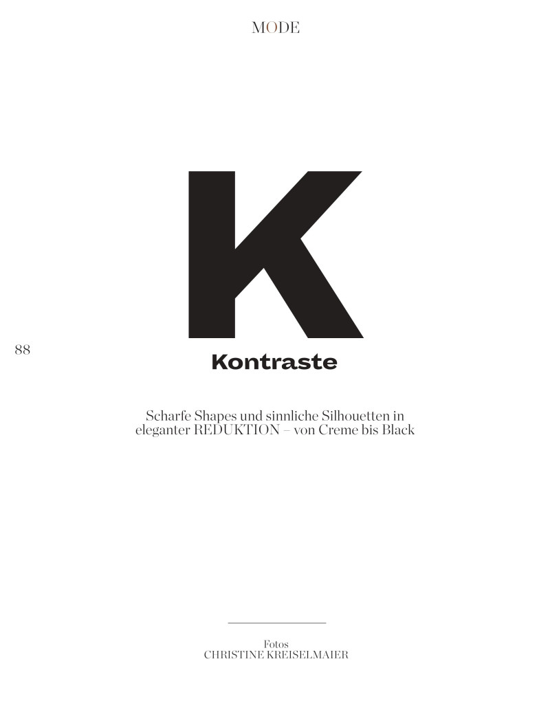 Nathalia Oliveira featured in Kontraste, November 2017