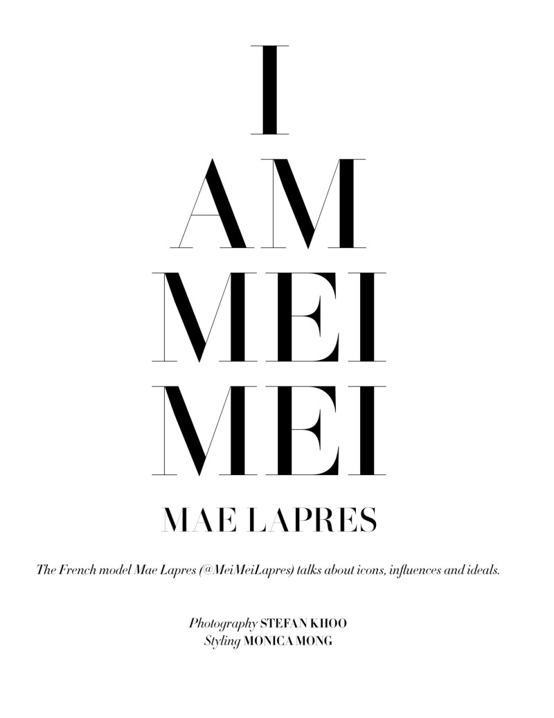 I Am Mei Mei Mae Lapres, April 2016
