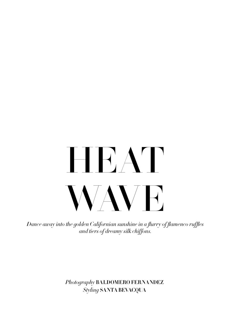 Kelsey Gerry featured in Heat Wave, April 2016