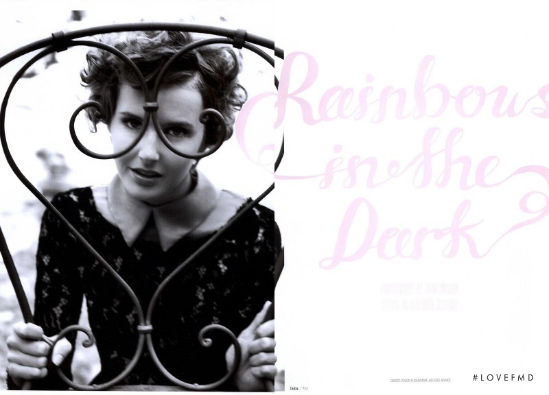 Lisanne de Jong featured in Rainbows In The Dark, September 2011