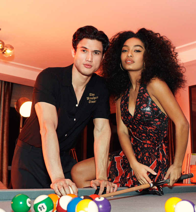 Yara Shahidi + Charles Melton, May 2019