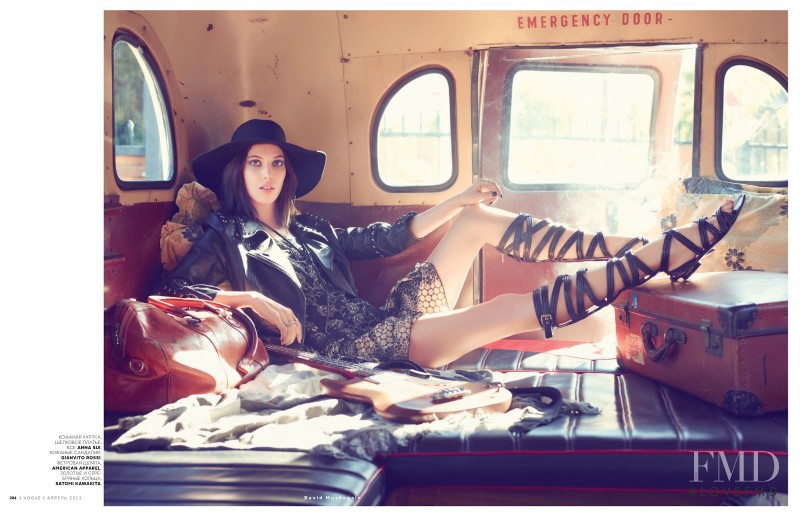 Ruby Aldridge featured in The Star Of The Nomadic, April 2013