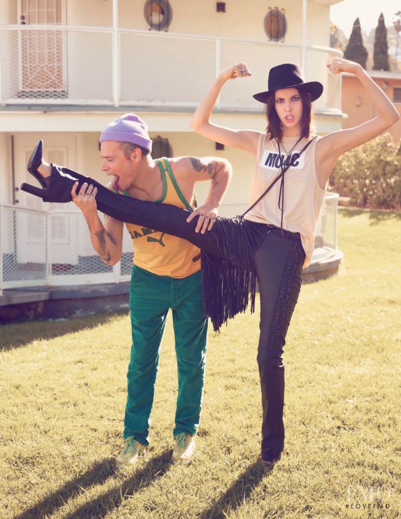 Ruby Aldridge featured in The Star Of The Nomadic, April 2013