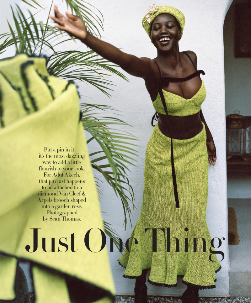 Adut Akech Bior featured in Just One Thing, March 2023
