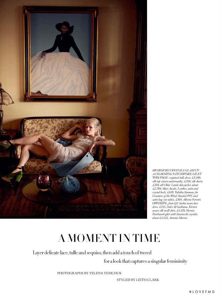 Kirsten Owen featured in A Moment In Time, April 2013