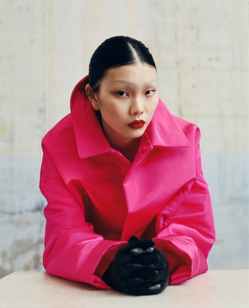 Sherry Shi featured in Valentino, April 2023