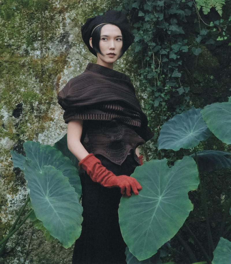 Tao Okamoto featured in Glamour Gets Crafty, April 2023