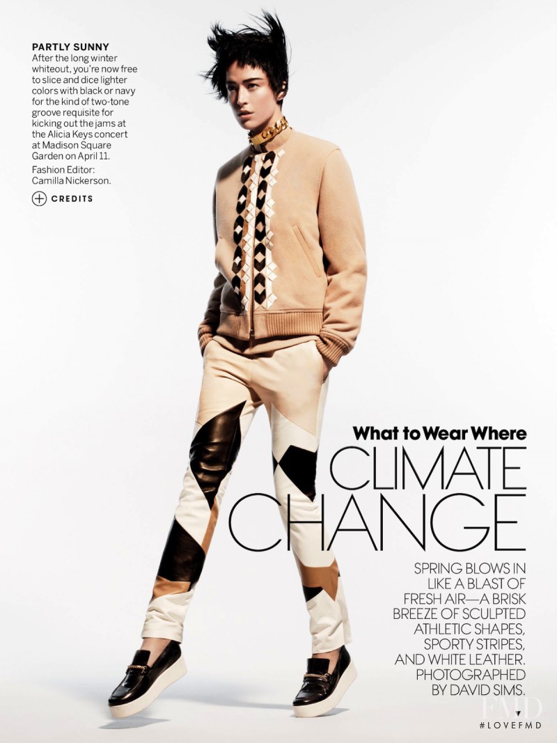 Raquel Zimmermann featured in Climate Change, April 2013