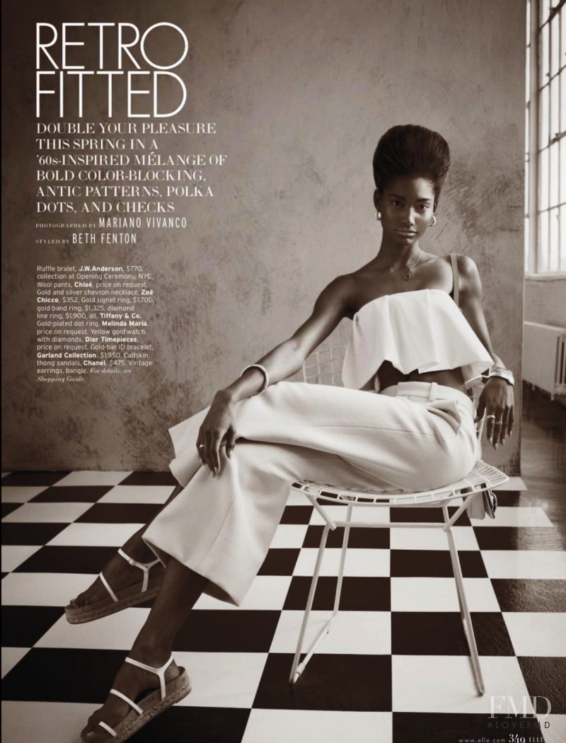 Melodie Monrose featured in Retro Fitted, April 2013