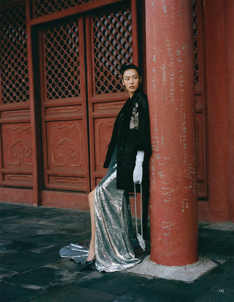 Liu Wen featured in The Model Muse, December 2022