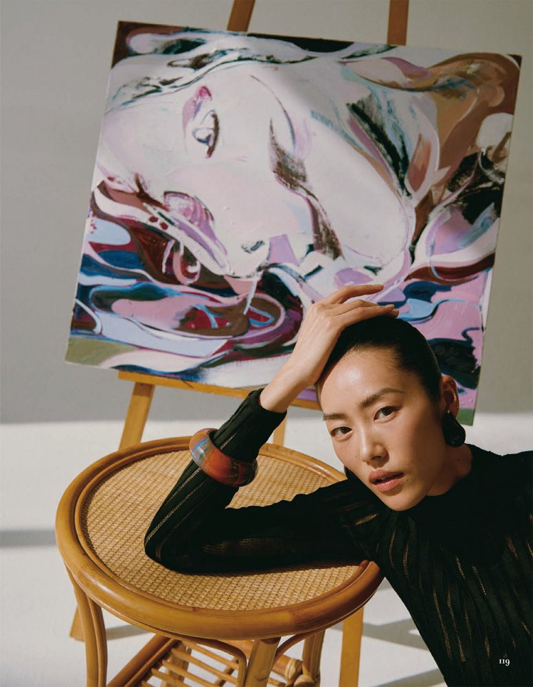 Liu Wen featured in The Model Muse, December 2022