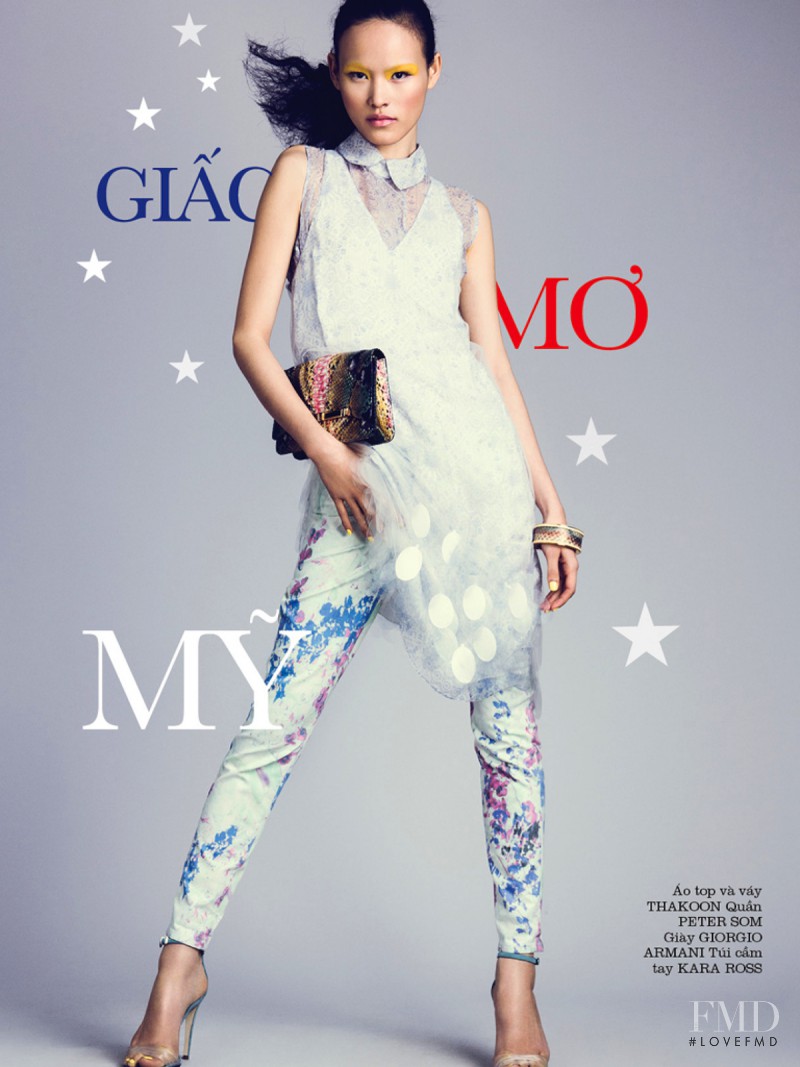 Lan Tuyet featured in Giâo Mo My, April 2013