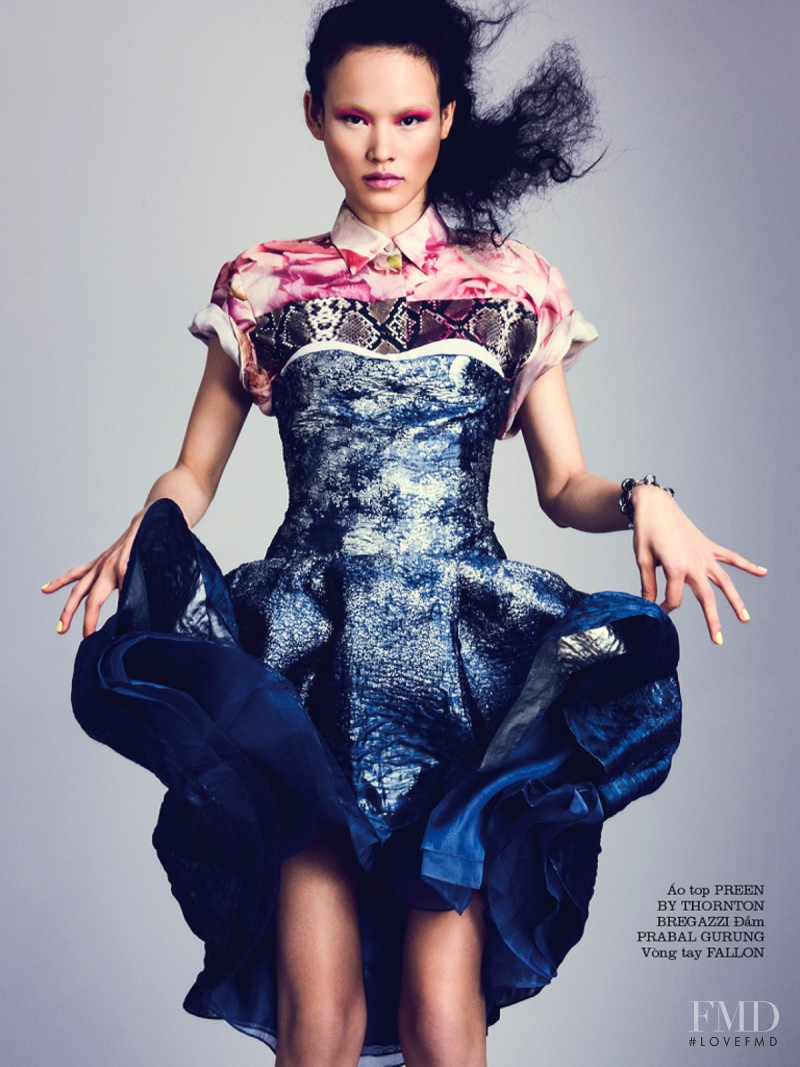 Lan Tuyet featured in Giâo Mo My, April 2013