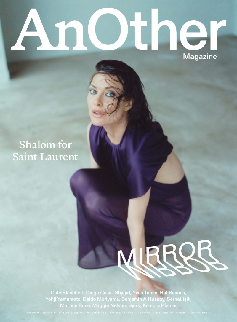 Shalom Harlow featured in Shalom, March 2023