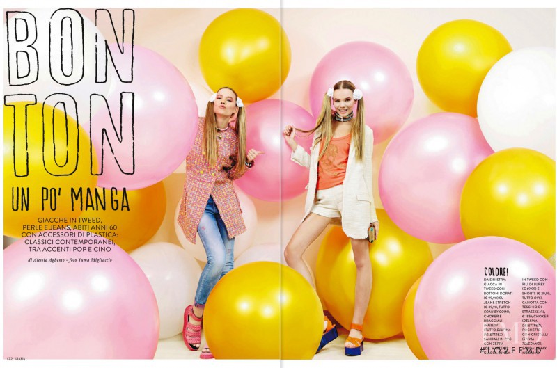 Inka Hoeper featured in Bon Ton Un Po\' Manga, March 2013