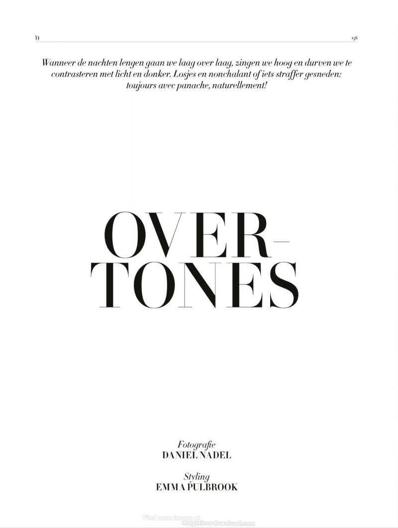 Over Tones, January 2016