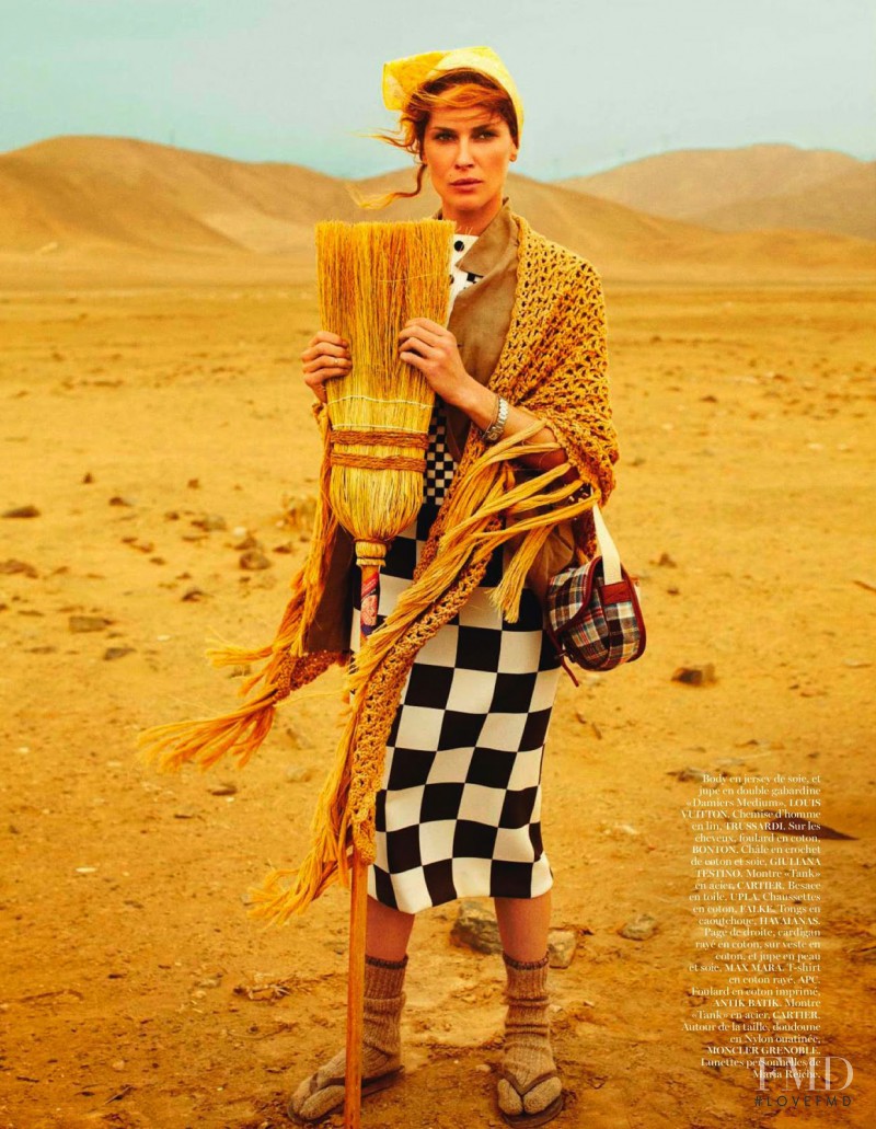 Erin Wasson featured in Les Lignes De Nazca, April 2013