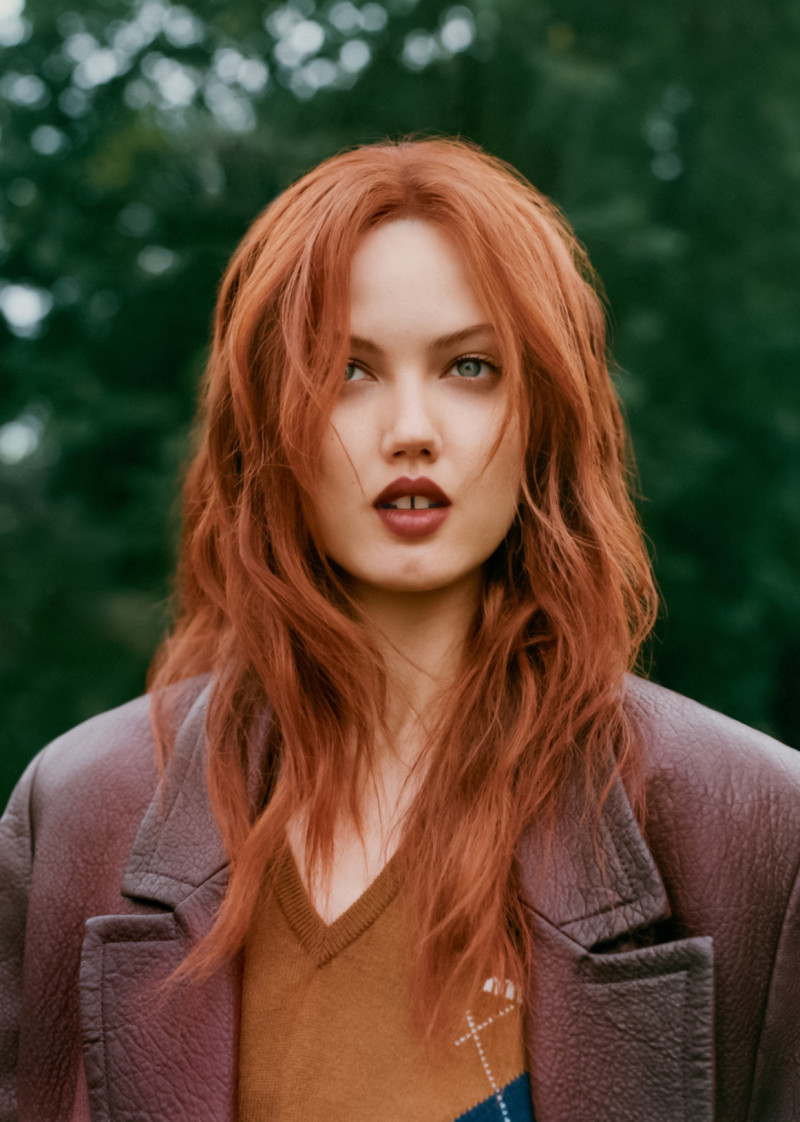 Lindsey Wixson featured in Seeing Red, September 2022