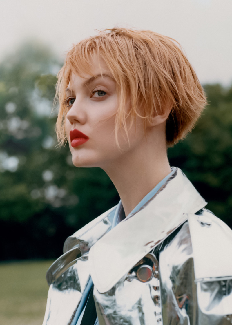 Lindsey Wixson featured in Seeing Red, September 2022