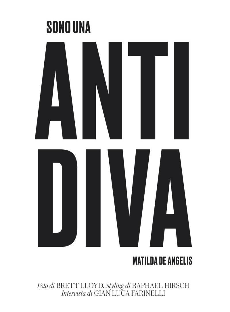 Sono Una Anti Diva Matilda De Angelis, August 2022