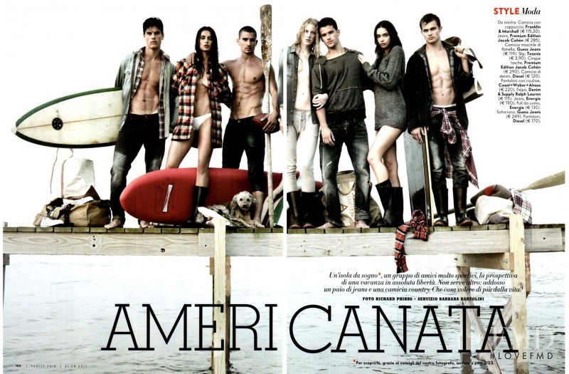 Catrinel Menghia featured in Americanata, August 2011