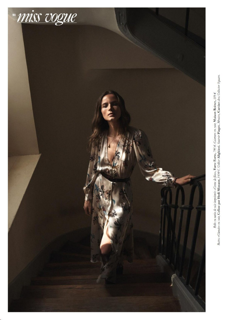 Anna de Rijk featured in La Vie De Château, August 2019