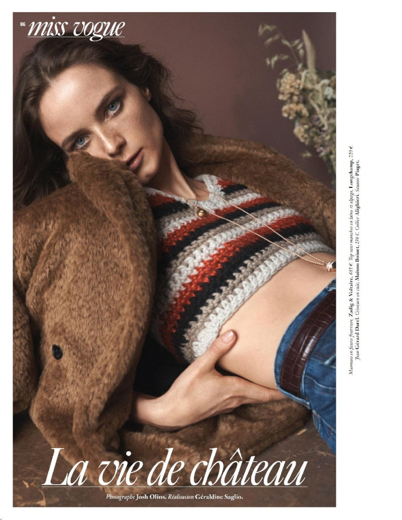 Anna de Rijk featured in La Vie De Château, August 2019