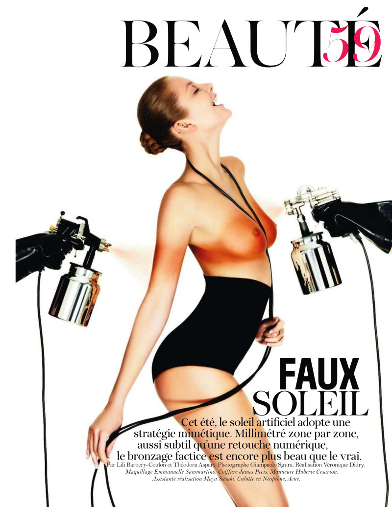 Eniko Mihalik featured in Faux Soleil, May 2011