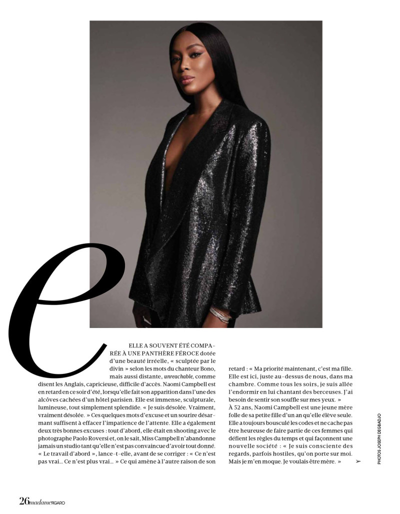 Naomi Campbell featured in Naomi Campbell “ma Fille Est Arrivée Au Bon Moment”, July 2022