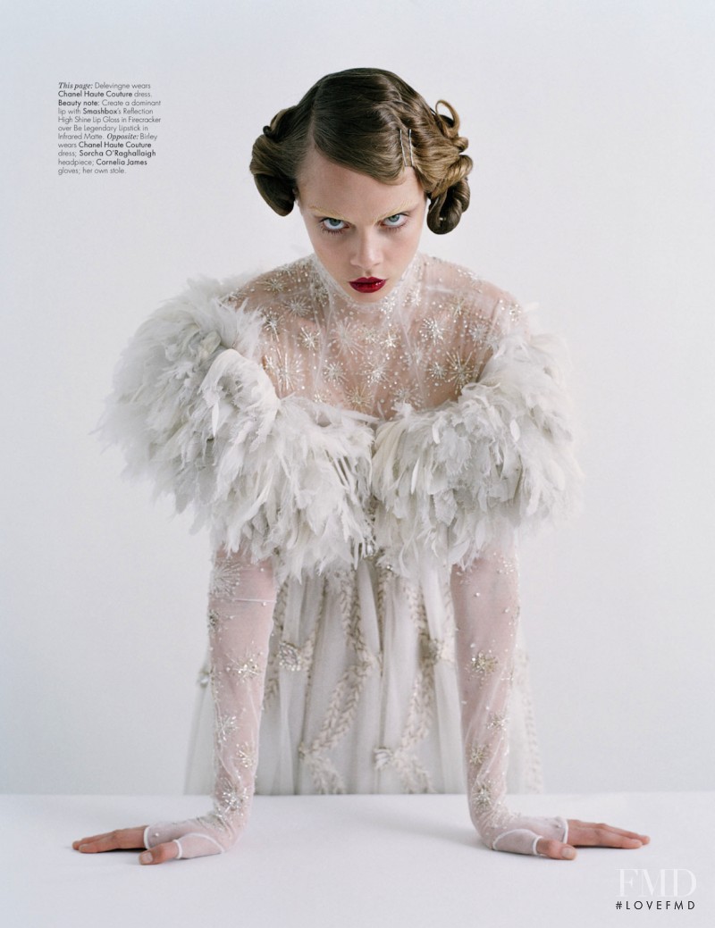 Cara Delevingne featured in Couture\'s Outre Attitude, April 2013