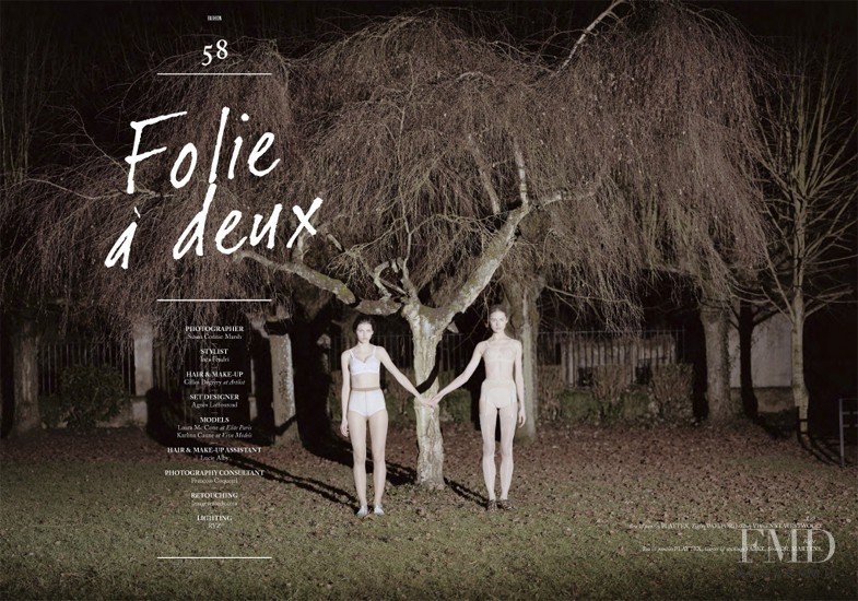 Laura McCone featured in Folie A Deux, March 2013