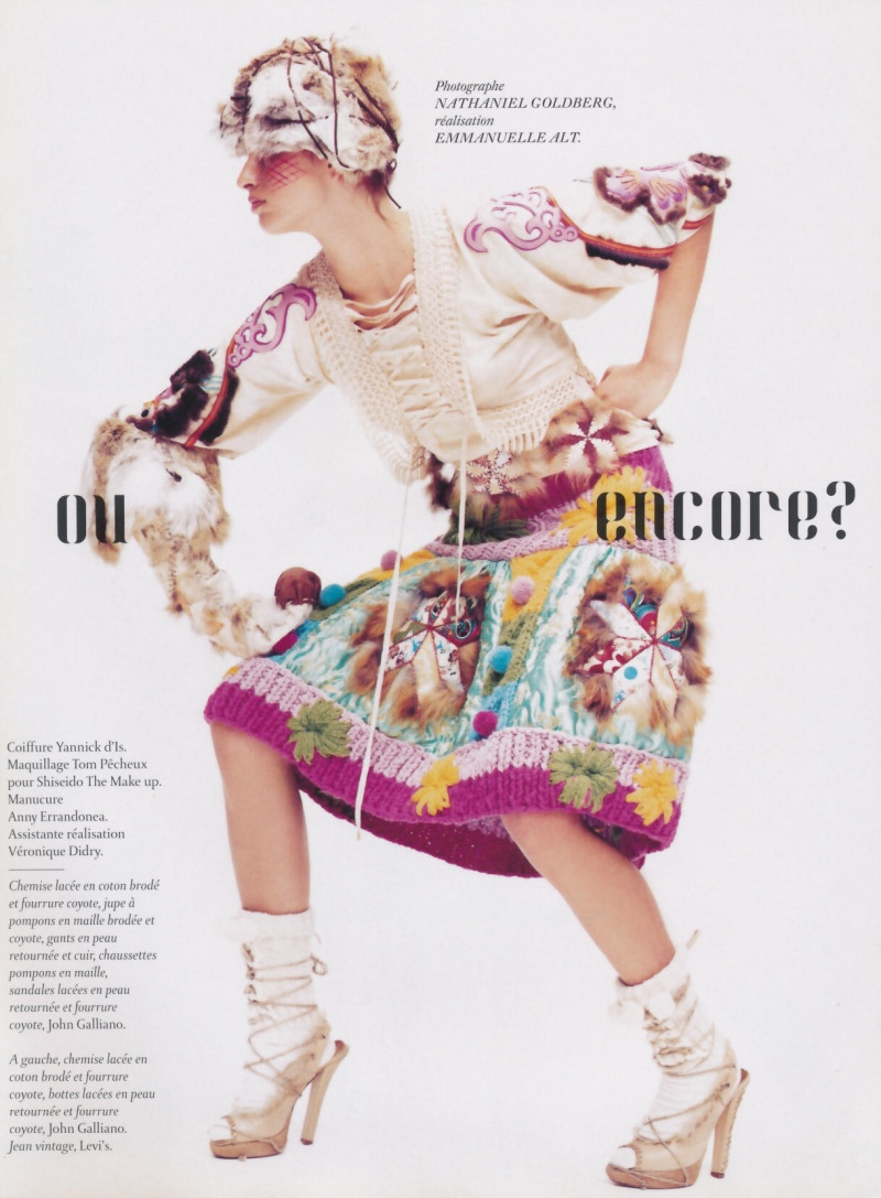 Karolina Kurkova featured in Stop ou Encore?, August 2002